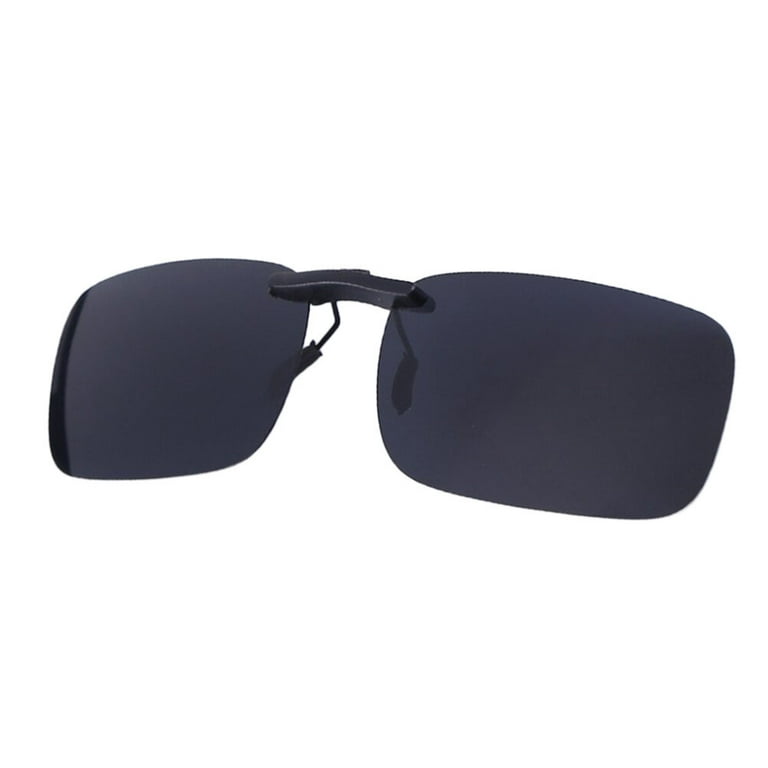 OUNONA Clip Sunglassesglasses Ondrivingmyopia Nightglare Anti Driver Overuv  Protection Lenses Polarised Sunglasses Men Clips