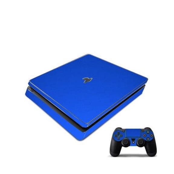 Playstation PS4 Slim Chrome Blue Console Skin