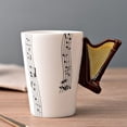 thumbnail image 1 of Suncoda Coffee Mug, Musician's Coffee Mugs - 10 Designs Guitar Mug Guitar Heartbea, 1 of 2