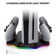 thumbnail image 4 of Charging Dock Stand Build-in Cooling Fan Adjust with LED Lighting for P5 Slim, 4 of 8