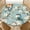 Branch Bird, variant on ARTSLION Elastic Tablecloth For Round Tables, Waterproof Tablecover For Up To 52in Round Table, Dining Tablecover For Indoor And Outdoor, Holiday, Denim Plaid