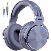 OneOdio Wired Over-Ear Headphones Studio Monitoring and Mixing DJ Stereo Headphones for Computer Recording Podcast Keyboard Guitar Laptop, gray blue