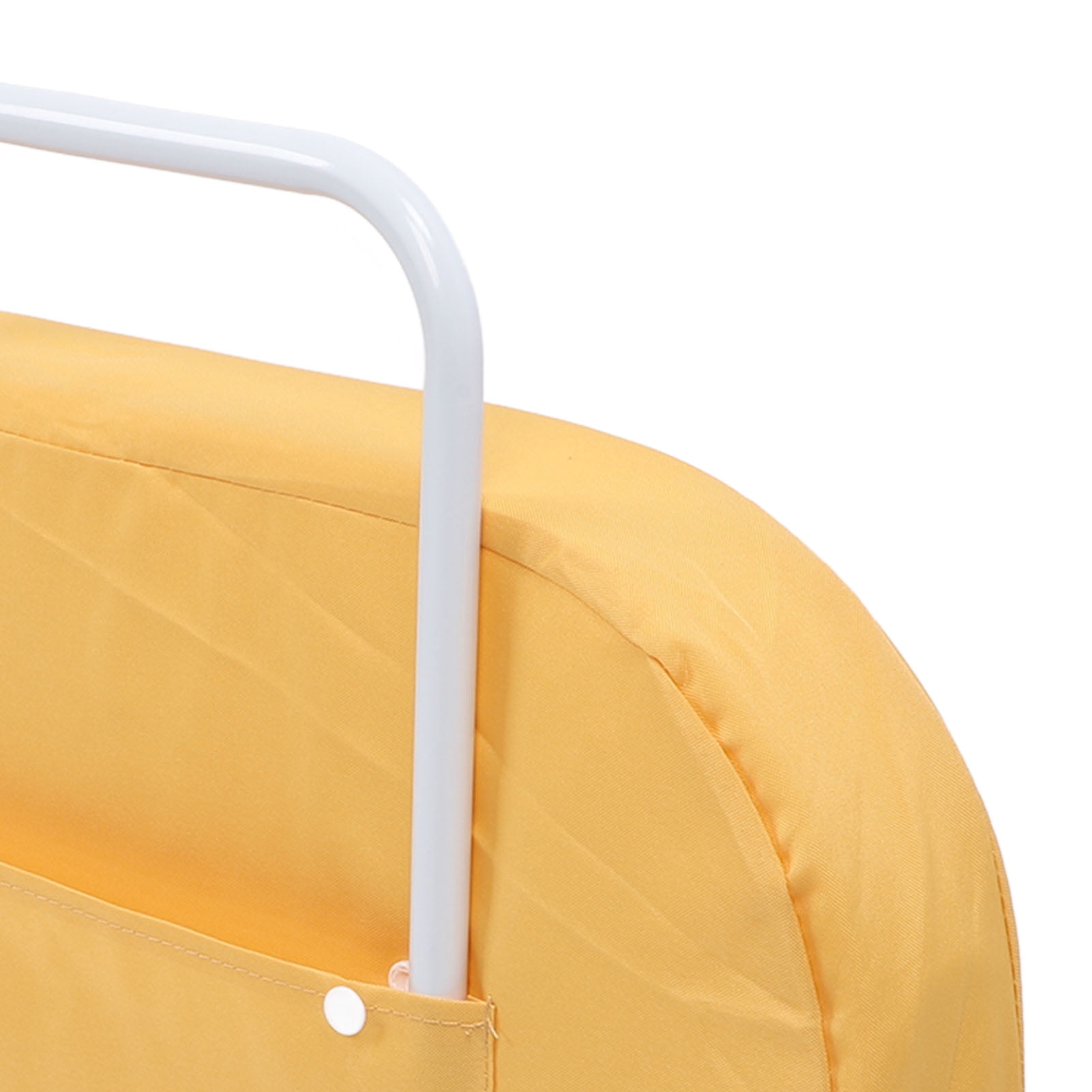 Riousery Baby Bed Rail Guard, Soft Padded Toddler Safety Bed Rail, Height Adjustable Fall Prevention for Kids, Universal Fit Infant Side Guard, Easy Install Mesh Panel, Simple Yellow, 18.9 in / 48 cm