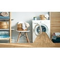 thumbnail image 2 of Ahgly Company Machine Washable Indoor Square Abstract Orange Area Rugs, 5' Square, 2 of 7