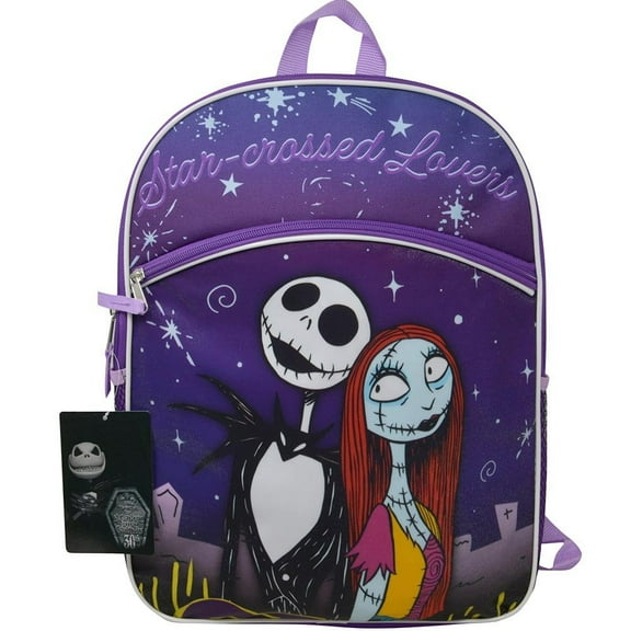 Disney Unisex, Children Nightmare Before Christmas Backpack, Purple