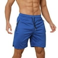 thumbnail image 6 of Mens Gym Shorts Men's Fashion Casual Solid Drying Elastic Rope Waist Casual Sports Shorts, 6 of 7