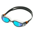 thumbnail image 3 of Aqua Sphere Kaiman EXO Blue Titanium Mirror Swim Goggles, Grey/Transparent, 192830, 3 of 4