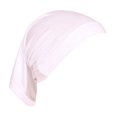 thumbnail image 1 of Gorra de mujer de algodón de seda de alta elasticidad con fondo cilíndrico monocromático, 1 of 5