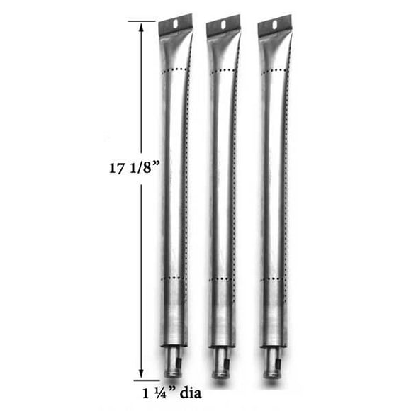 Replacement Grill Burner For Broil King 9786-87, 9861-14, 9861-14 Imperial 420 , Broil Mate 746189, GrillPro 238064, 238289 Gas Models-3PK