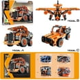 thumbnail image 7 of AZ Trading & Import  Engineering Bricks Construction Kit for Educational Building Dump Truck & Airplane, 361 Piece, 7 of 7