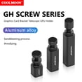 thumbnail image 2 of GPU Vertical Mount Aluminum Alloy GPU Stand Telescopic Screw Design Bracket Accessories Adjustable Height Graphics Card Brackets Holder Vertical Graphics Video Card Bracket, 2 of 9