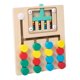 thumbnail image 5 of Tablero de rompecabezas de madera Montessori para combinar colores, aprendizaje para padres y familias. 4 colores, 5 of 9