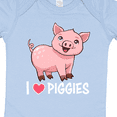 thumbnail image 4 of Inktastic I Love Piggies- cute pig Boys or Girls Baby Bodysuit, 4 of 5