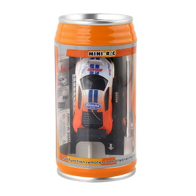 Dsseng 1 45 Kids Plastic 4-wheel Cans Remote Control Car Mini Canned RC Vehicle Small Children Toy