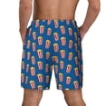 thumbnail image 4 of Goofa Cute Popcorn Printed Men's Swim Trunks Board Shorts Quick Dry Mens Swimming Trunks with Compression Liner,Breathable Fit Hawaii Beach Shorts-, 4 of 9