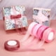 thumbnail image 4 of Cinta de organza WILLBOND de gasa transparente, 1 pulgada x 46 m, color rosa empolvado, 4 of 6