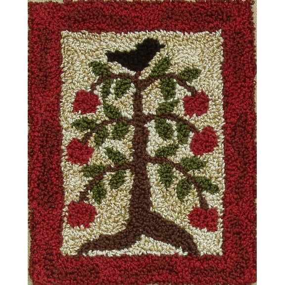 Apple Tree Punch Needle Kits by Rachel's of Greenfield | Punch Needle Tree Embroidery Kits