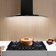 thumbnail image 4 of Combo Supra Parrilla y Campana de Pared 76 cm Negro con Cristal Curvo, 4 of 6