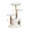 31" White, variant on Pefilos 49" Solid Wood Cat Tree Tower for Indoor, Modern Cat Condo with Scratching Post, Cat Climbing Tree House Furniture, White