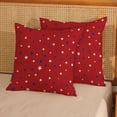 thumbnail image 2 of Set of 2 4th of July Pillow Covers 18x18 Inch Red and Blue White Patriotic Stars Throw Pillows for Sofa Bed Outdoor Decor Independence Day Memorial Day Pillowcase, 2 of 7