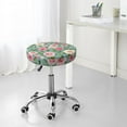 thumbnail image 5 of Rose Flowers Temg Round Bar Stool Seat Covers, Elastic Round Chair Cover Stool Seat Slipcover Bar Stool Cushions Round Pad for 12-14 inch, 5 of 5