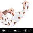 thumbnail image 2 of Bingfone Farmers Gardening Sleeves Sun Protection Arm Cooling Sleeves for Women Men with Thumb Hole - Hand Drawn Strawberry, 2 of 7