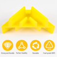 thumbnail image 5 of Lot de 12 Empileurs de Plateaux pour Accessoires de Séchage par Congélation, Empileurs de Plateaux Compatibles avec les Plateaux Récolte Réduisant l'Espace (Jaune), 5 of 5