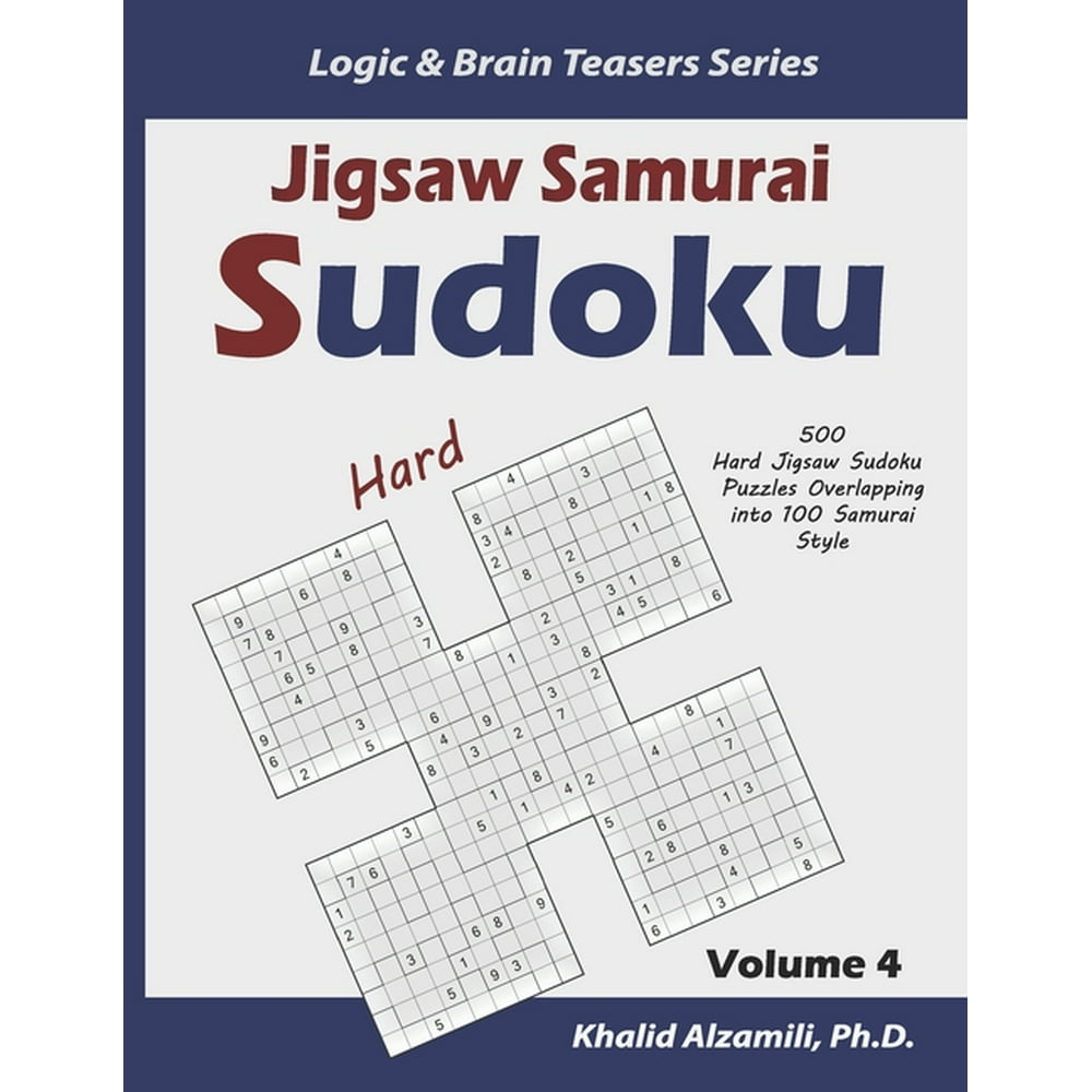 logic brain teasers jigsaw samurai sudoku 500 hard