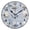 Black, variant on 9.84in Cute Animal Pattern PVC Canvas Wall and Table Clock with Canvas Texture, Black or Gold Hands