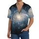 thumbnail image 1 of Fotbe The Galaxy Camisa Estampada de Manga Corta para Hombre, Casual de Verano, Estilo Playero, Sin Arrugas-Medium, 1 of 5