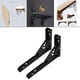 thumbnail image 5 of 2x soporte de ángulo plegable triangular soporte de estante mesa de banco montada en la pared DIY para 8 pulgadas de negro Cola Soporte de ángulo plegable, 5 of 8