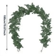 thumbnail image 3 of Fir Green 180cm Festive Wreath Easy To Hang Decoration For Chandeliers Walls Fireplaces Stairs Doors And Living Room, 3 of 6
