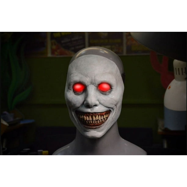 Máscara de miedo para Halloween de horror de demonio de miedo, cosplay malvado de circo Máscara de miedo para Halloween de horror de demonio de miedo, cosplay malvado de circo