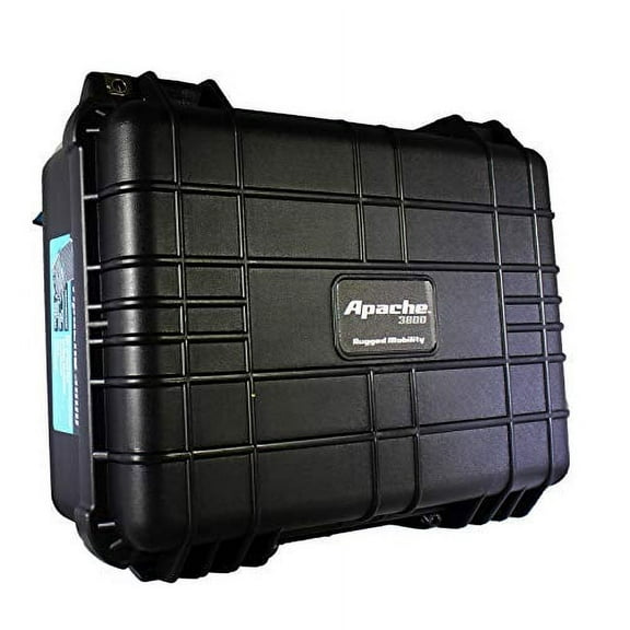 Apache Watertight Protective Hard case with Customizable Foam Insert16-5/16", Black, 2.676 kg
