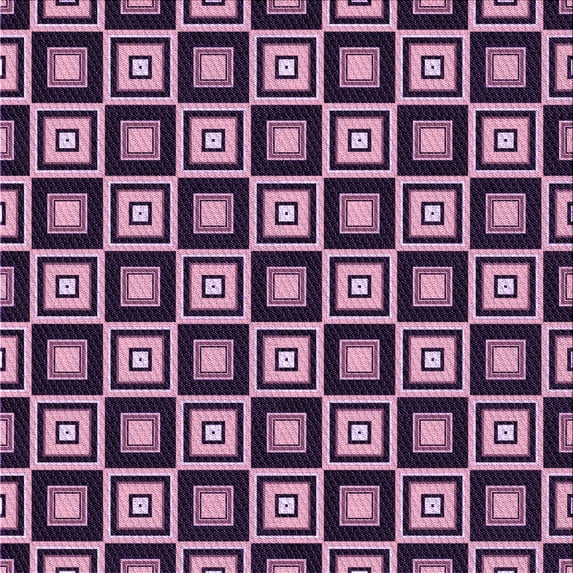 Ahgly Company Machine Washable Indoor Square Transitional Deep Purple Area Rugs, 4' Square