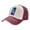 Dark Red, variant on Men Women Galaxy Distressed Twill Cotton Baseball Cap Vintage Adjustable Dad Hat