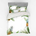 thumbnail image 2 of Ambesonne Tropical Bedding Set 3 Pcs, Frame Style Palm Trees, Twin XL, Multicolor, 2 of 3