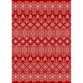 thumbnail image 2 of BERTHMEER 4'X6' Christmas Red Rug for Living Room Bedroom Dining Room Office Dorm Farmhouse Kitchen Soft Low Pile Non-slip Rug Machine Washable,Red, 2 of 5