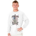 thumbnail image 3 of Fathers Day Rockin Dad Guitar USA Men's Big & Tall Long Sleeve Graphic Tee Brisco Brands 2X, 3 of 5