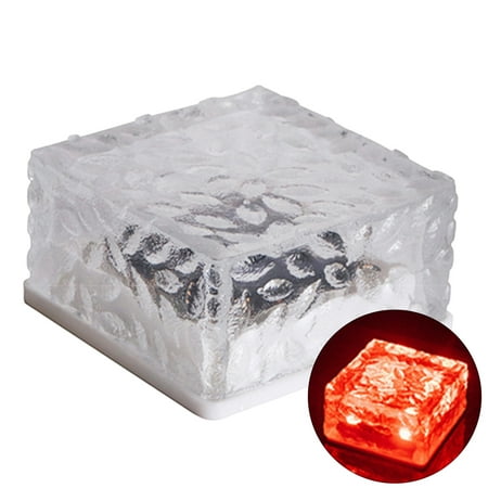 

Lomubue Solar Light Energy Saving Creative Novelty Decorative Solid Landscape IP65 Waterproof LED Solar Brick Landscape Lamp for Yard