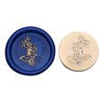 thumbnail image 1 of Cuadros Decorativos DIY Seal Head Craft Supplies Redondo para empaquetar álbumes de recortes (Hada de las flores A) Likrtyny embutido en tela, 1 of 5