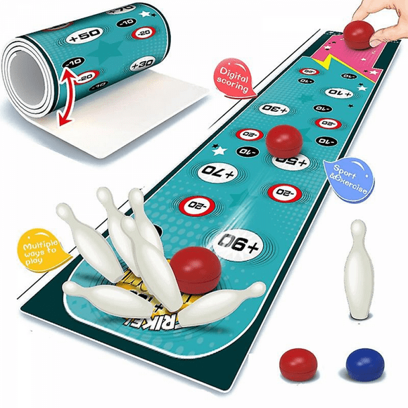 Tabletop Games Bowling And Curling Set Fun Toys Gifts For Kids