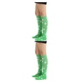thumbnail image 2 of Sonducket 1 par de calcetines a rayas hasta la rodilla de arcoíris, elasticidad, transpirabilidad, apariencia de moda cómoda, calcetín antideslizante, Type3 NO3 Sonducket CBP288707, 2 of 6