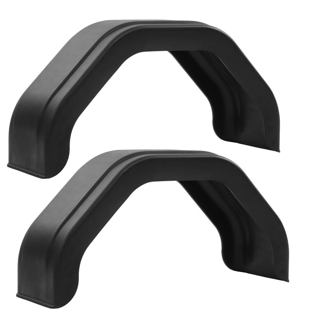 RV Mudguard, 2 Pcs High Strength Flat Top Trailer Wheels Mudguard For 12in 13in Wheels