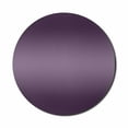 thumbnail image 1 of Ombre Mouse Pad for Computers, Hollywood Theater Inspired Vintage Digital Purple Colored Modern Design Artwork Print, Round Non-Slip Thick Rubber Modern Mousepad, 8" Round, Purple, by Ambesonne, 1 of 2