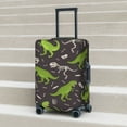 thumbnail image 4 of Salouo Dinosaur Skeleton Pattern Travel Dust-proof Suitcase Cover, Softside Suitcase Protector Luggage Cover Protector for 18-32inch ,Not Included Suitcase, 4 of 8