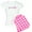 With Pink Pant, variant on CafePress - Women's Light Pajamas - Women's Short Sleeve Print T-Shirt and Pants Light Cotton Pajama Set