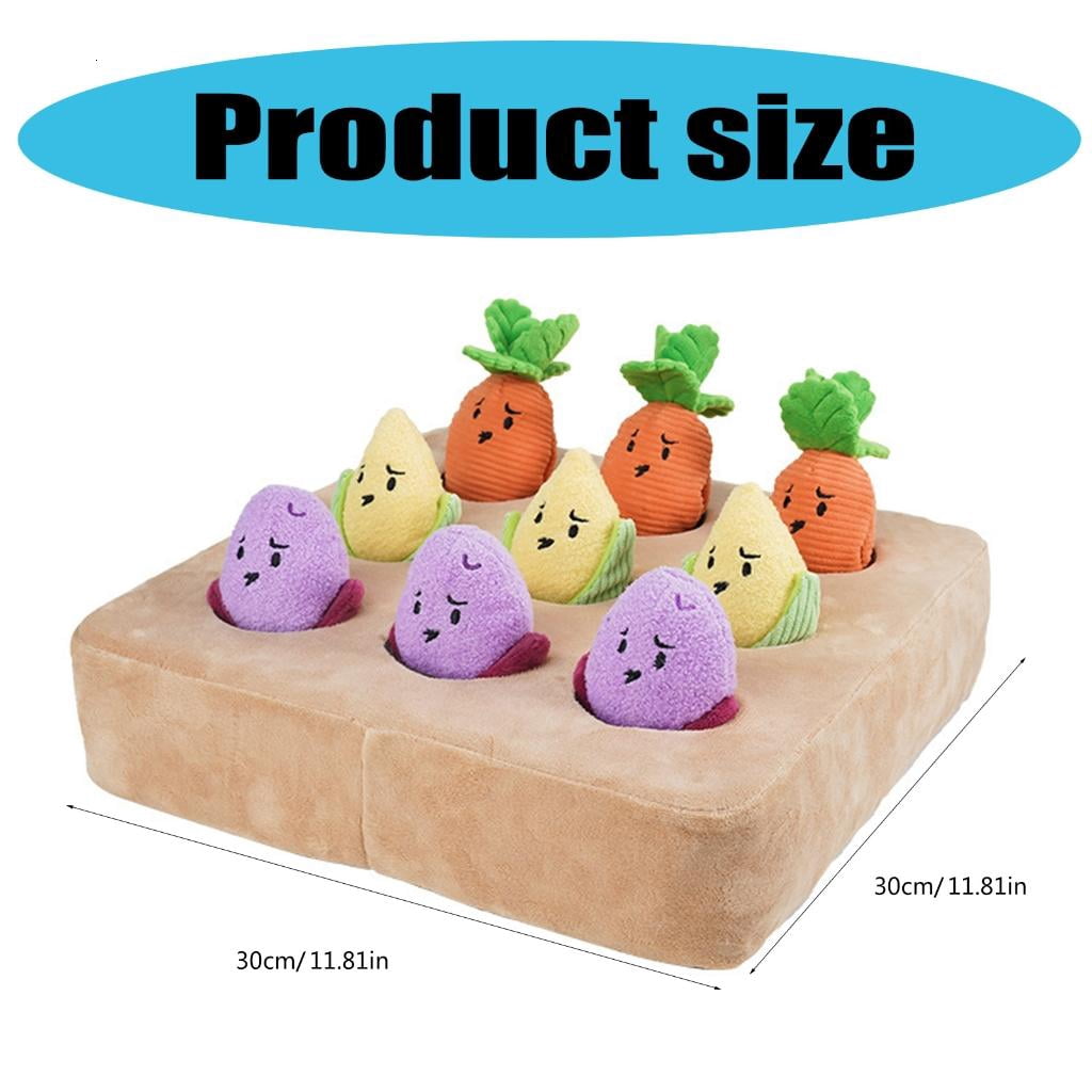 Plush Potatos Dog Toy Pet Stress Reliefs Toy Puzzle Feeding Interesting Game Toy for Pet Enrichment
