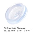 thumbnail image 4 of Uxcell Rubber Sink Plug, Clear Drain Stopper Fit 2-1/8" to 2-3/16" Drain for Bathtub Kitchen and Bathroom 3 Pack, 4 of 5