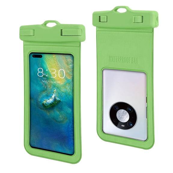 Waterproof Phone Case – IPX8 Dry Bag with Detachable Lanyard, Fits Phones up to 7.2", for Swimming, Beach, Kayaking, Compatible with iPhone & Samsung (Up to 6 Plus/10 /S21)